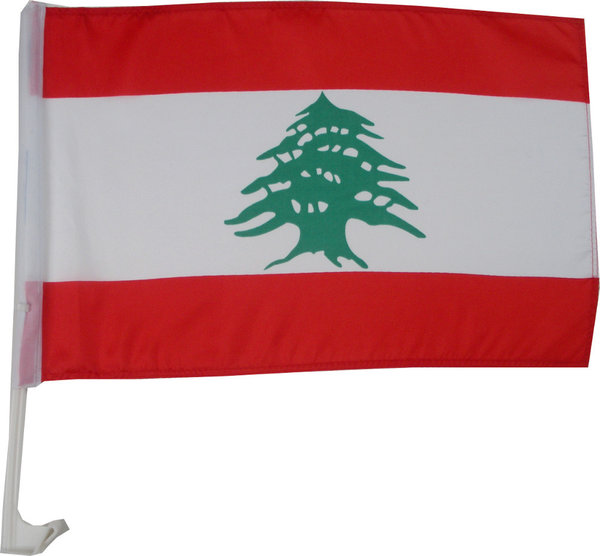 Autofahne Libanon