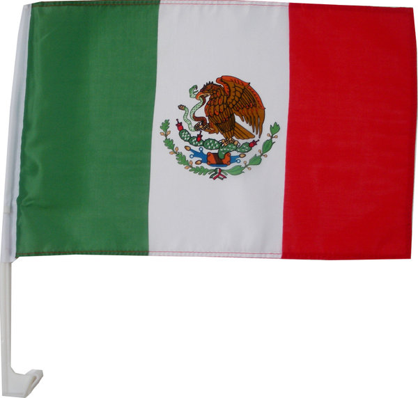 Autofahne Mexiko